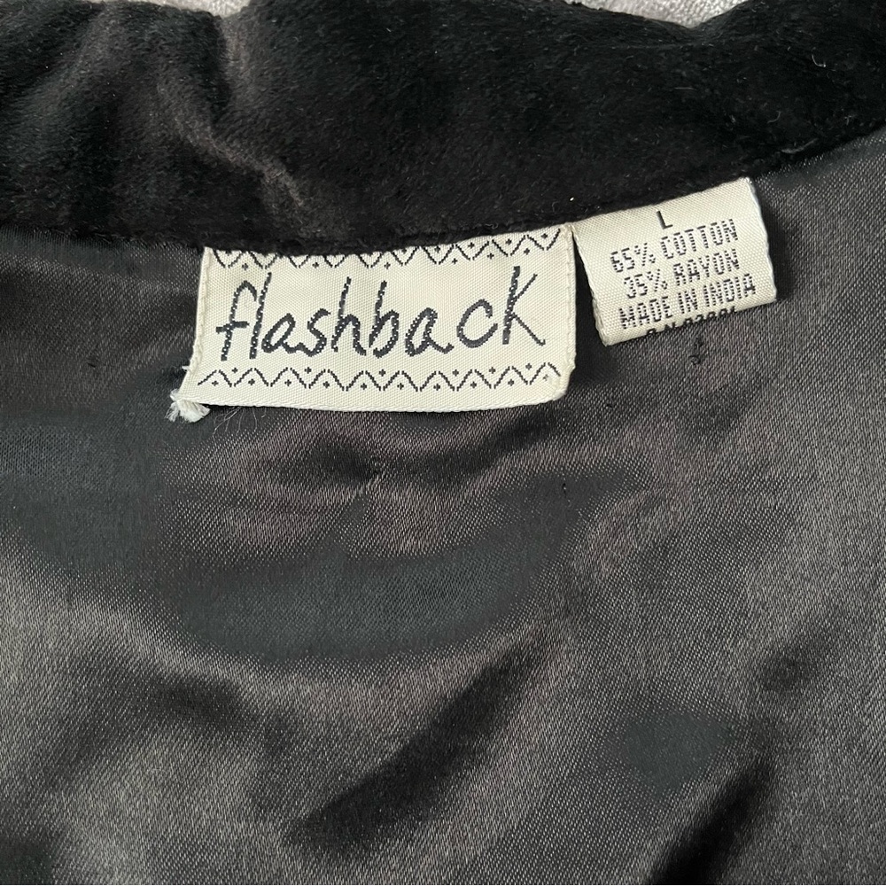 Flashback Deadstock Velvet and Tapestry Mixed Media Patchwork Jacket, Sz L - Picture 15 of 15